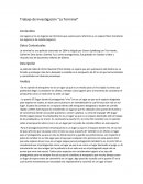 Trabajo de Investigación “La Terminal”