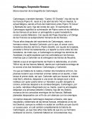 Ensayo de Carlo Magno, Emperador Romano