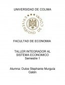 TALLER INTEGRADOR AL SISTEMA ECONOMICO