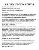 LA CIVILIZACION AZTECA ORGANIZACIÓN POLITICA.