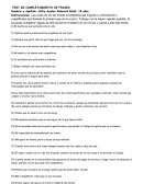 TEST DE COMPLETAMIENTO DE FRASES