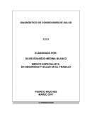 DIAGNÓSTICO DE CONDICIONES DE SALUD