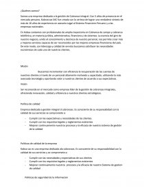 Cobranza Integral. Página 1