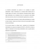 La dimensión administrativa