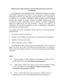 Importancia de elegir de manera correcta la información para realizar una investigación