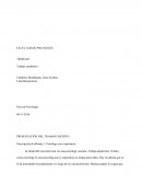 FACULTAD DE PSICOLOGÍA TRABAJO