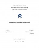 Etapas del proceso histórico de los Derechos Humanos
