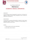 PRÁCTICA No 3 DESBASTE, RADIOS, GARGANTAS