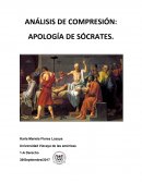 ​​ANÁLISIS DE COMPRESIÓN: APOLOGÍA DE SÓCRATES.