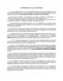 CUESTIONARIO DE LA LEY DE AMPARO