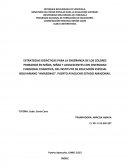 ESTRATEGIAS DIDÁCTICAS PARA LA ENSEÑANZA DE LOS COLORES PRIMARIOS EN NIÑOS, NIÑAS Y ADOLESCENTES CON DIVERSIDAD FUNCIONAL COGNITIVA, DEL INSTITUTO DE EDUCACIÓN ESPECIAL BOLIVARIANO “AMAZONAS”. PUERTO AYACUCHO ESTADO AMAZONAS.