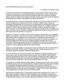 Breve Semblanza sobre la revolucion mexicana