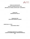 TRABAJO DE INVESTIGACIÓN ANALISIS E INTERPRETACION DEL TUPA