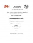 ENSAYO DE AFINIDAD ELECTRÓNICA