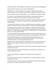 COMENTARIO DE “VENCEDORES O VENCIDOS, LOS JUICIOS DE NUREMBERG”. Página 1