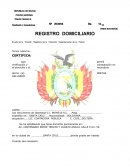REGISTRO DOMICILIARIO