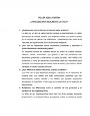 ﻿taller Adela Cortina ¿Para qué sirve realmente la ética?