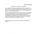 Contaminacion biologica de alimentos
