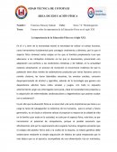 Importancia de la Eduacion Fisica en el siglo XXI