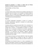 Politicas y legislacion educativa