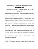 Cuales son las Causantes de la Situación Critica del Perú