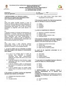 EXAMEN DE FILOSOFÍA PRIMER PARCIAL