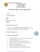 Obserbacion ESTUDIO DE ORIENTACIÓN PROFESIONAL