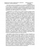 Esta lectura surge de una investigación por la necesidad de explicar las razones por las cuales en el sector agrícola