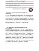 REPORTE DE LECTURA ASIGNADA