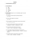 Un MODELO DE ENCUESTA PARA UN NUEVO PRODUCTO