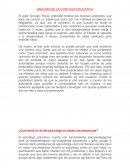 ANALISIS DE LA CONYUGA EDUCATIVA