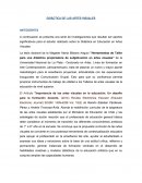 Cuales son los Antecedentes Artes Visuales y la Didáctica