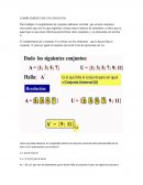 COMO SE PUEDE IR COMPLEMENTO DE UN CONJUNTO