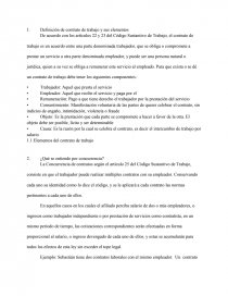 Como se da un Contrato laboral. Página 1