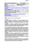 Administración de proyectos. Evidencia