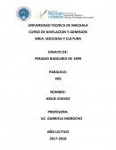 Como actua el Feriado Bancario Ecuador