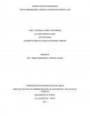 ESPECIALIZACION EN ADMINISTRACIÓN DE SEGURIDAD Y SALUD EN EL TRABAJO