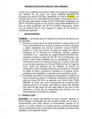 TRANSACCIÓN EXTRAJUDICIAL POR LESIONES