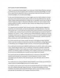 Recetas para estudiar epistemologia. Página 1