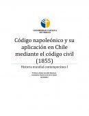 Código napoleónico y su aplicación en Chile mediante el código civil (1855)