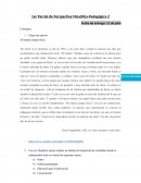 Parcial de Perspectiva Filosófica-Pedagógica