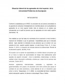 Situacion laboral de los egresados de nivel superior de la Universidad Politécnica de Guanajuato