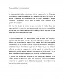 Ensayo bioetica Responsabilidad médico profesional