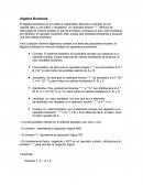 El álgebra booleana es un sistema matemático deductivo centrado en los valores cero y uno