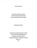 COHERENCIA COMUNICACIÓN ESCRITA Y PROCESOS LECTORES I
