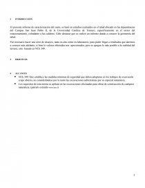 Informe de caracterizacion - Ensayos de Laboratorio. Página 3