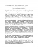 Un Ensayo de la película “Philadelphia”