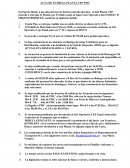 Acta de entrega. Planta CEP PMC