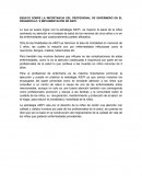 ENSAYO SOBRE LA IMPORTANCIA DEL PROFESIONAL DE ENFERMERO EN EL DESARROLLO E IMPLEMENTACIÓN DE AIEPI