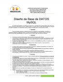 Normas de reglamento Diseño de Base de DATOS MySQL